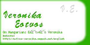 veronika eotvos business card